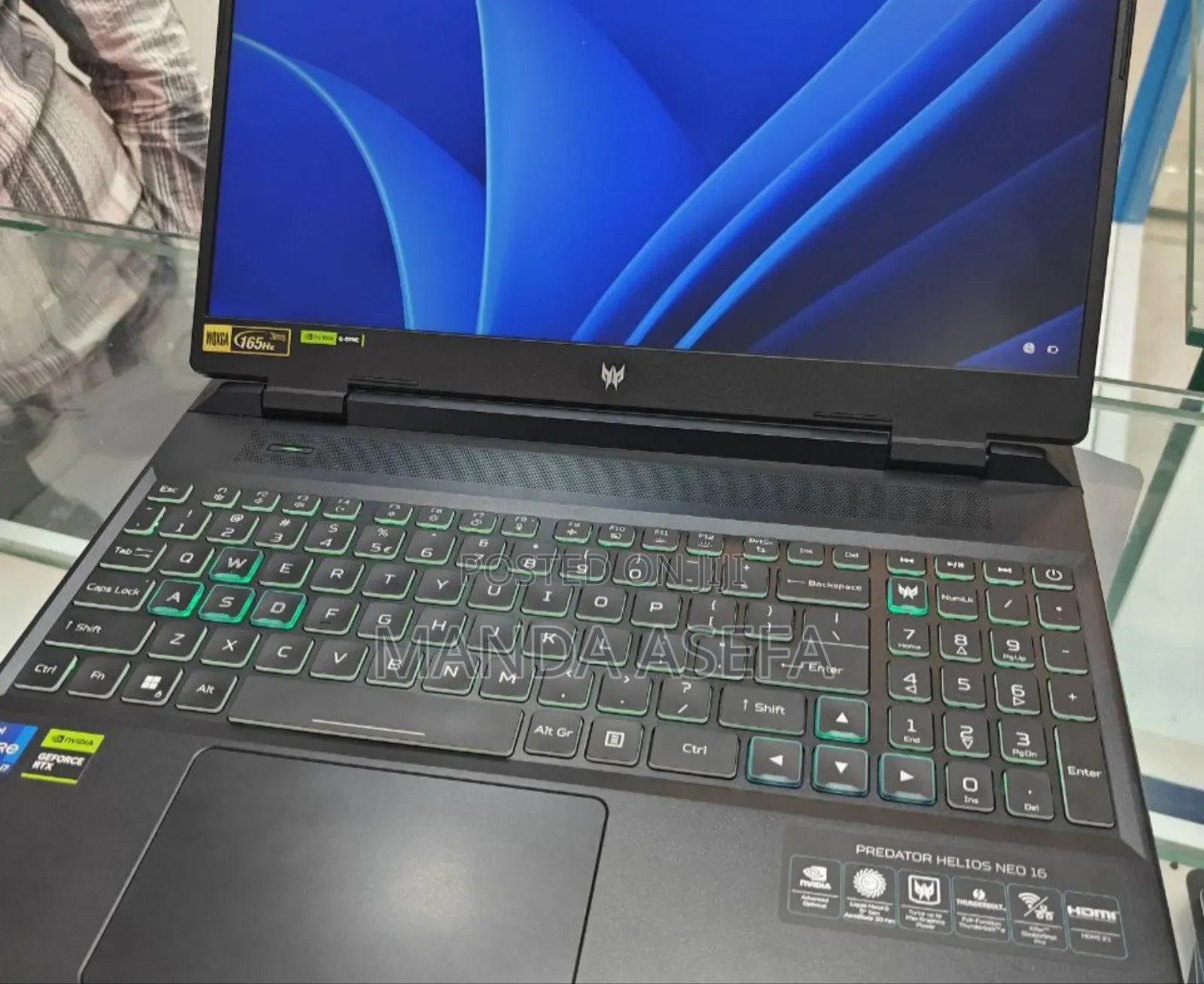 New Laptop Acer Predator Helios Neo 16 16GB Intel Core I9 SSD 1T