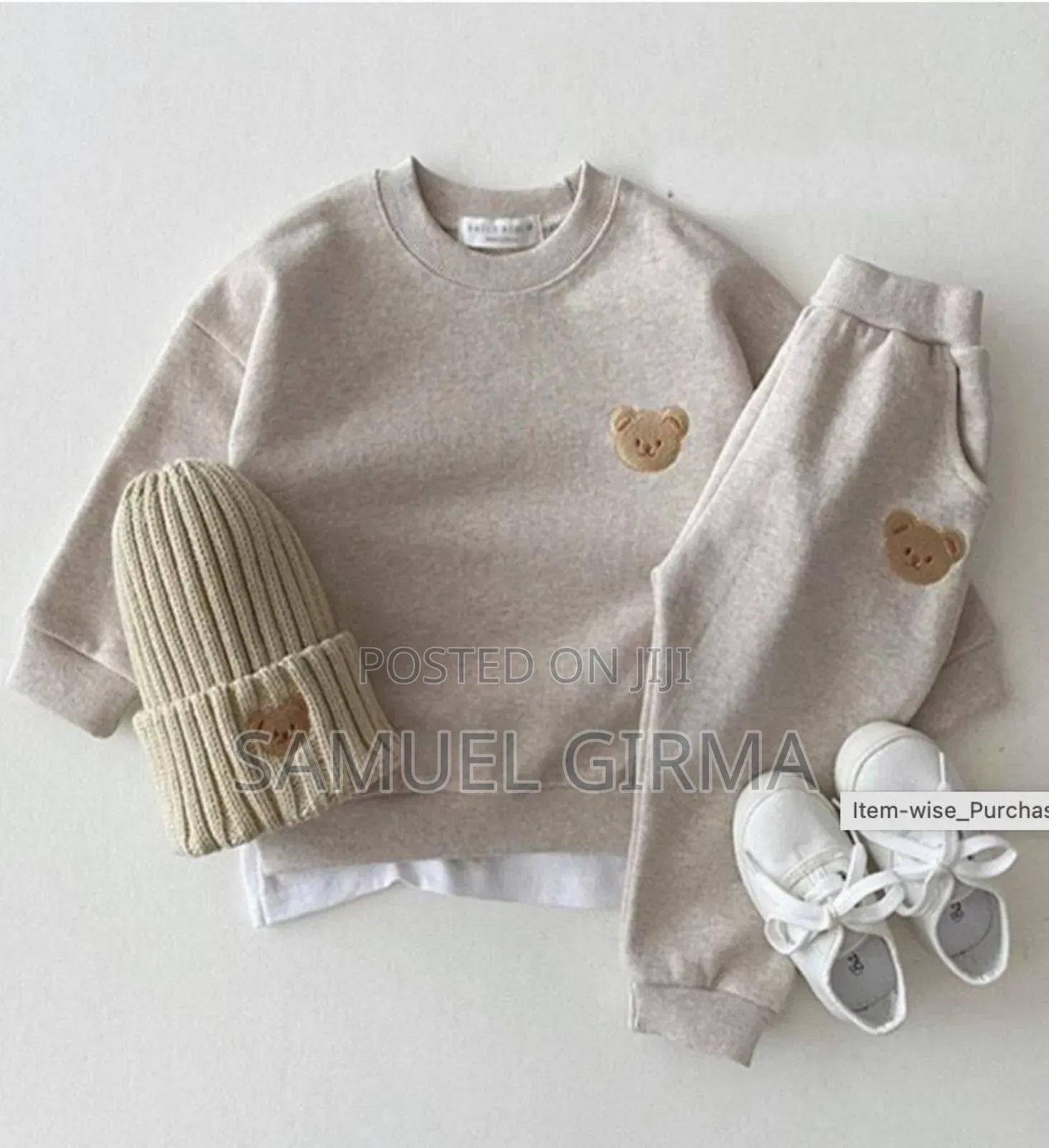 Mk- 0533 Unisex Soft Warm Sweatshirt and Pant Set