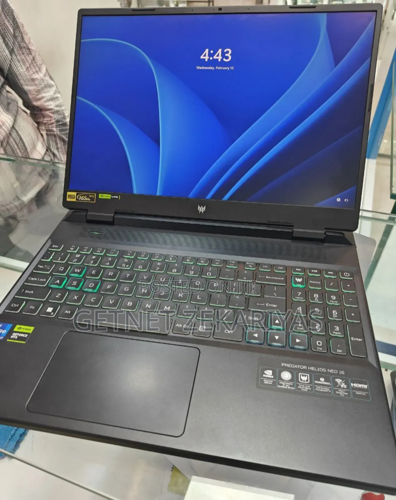 New Laptop Acer Predator Helios 300 16GB Intel Core I9 SSD 1T