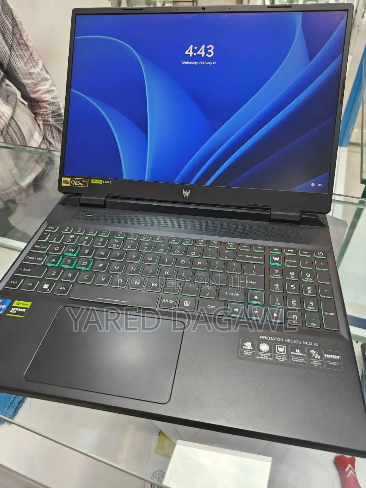 New Laptop Acer Predator Helios 300 16GB Intel Core I9 SSD 1T