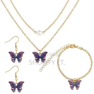  3pcs Butterfly Necklace