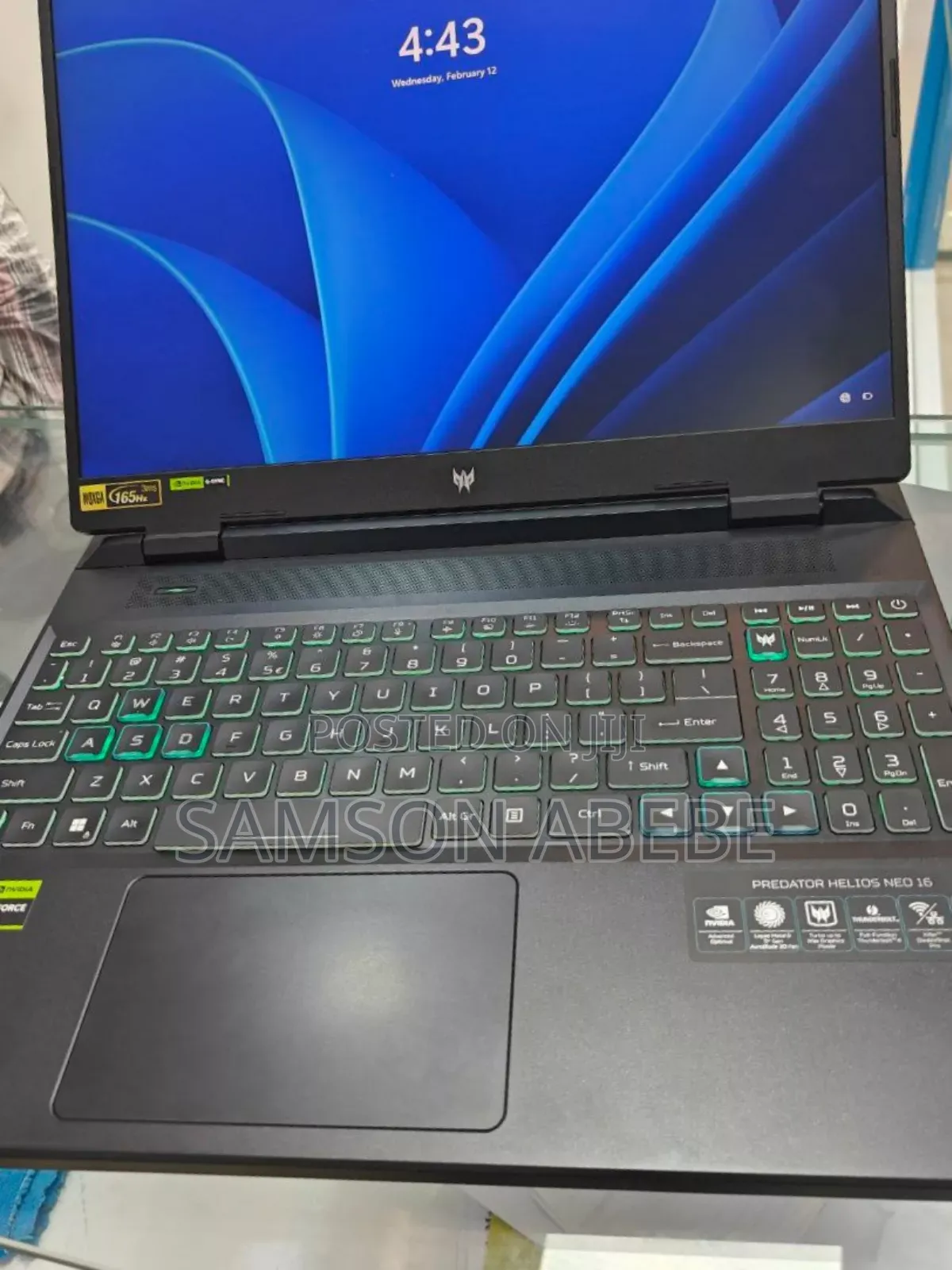 New Laptop Acer Predator Helios Neo 16 16GB Intel Core I9 SSD 1T