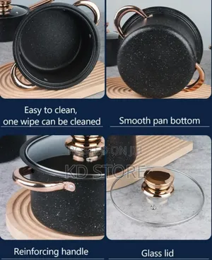 ዘመናዊ ድስቶች 8 PCS Cookware Set