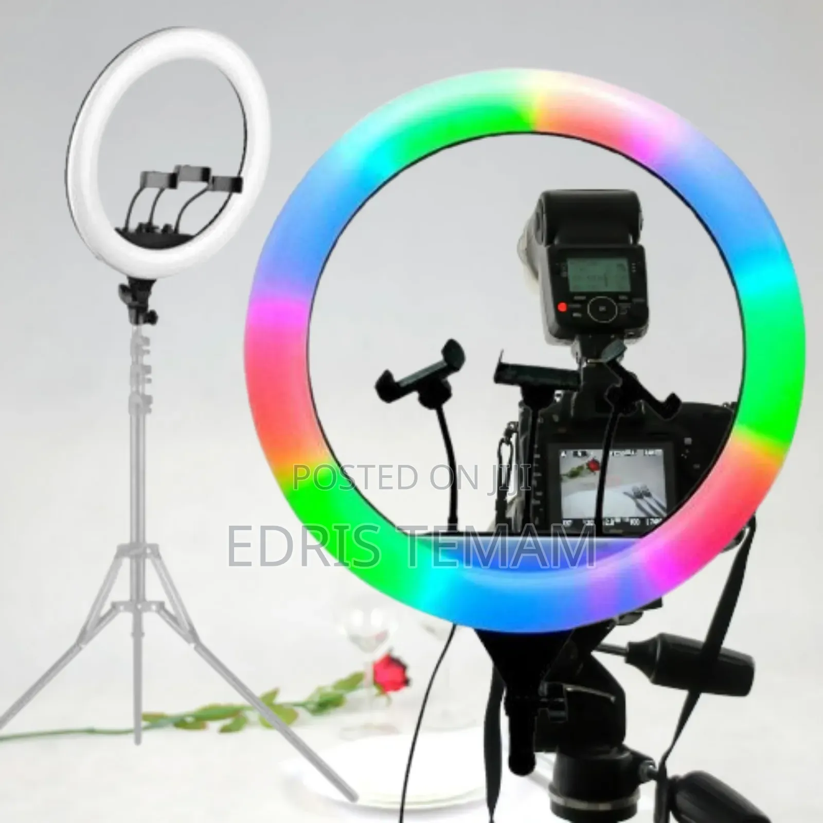 Ring Light 18 Inch or 46 Cm With Three Phone Holders