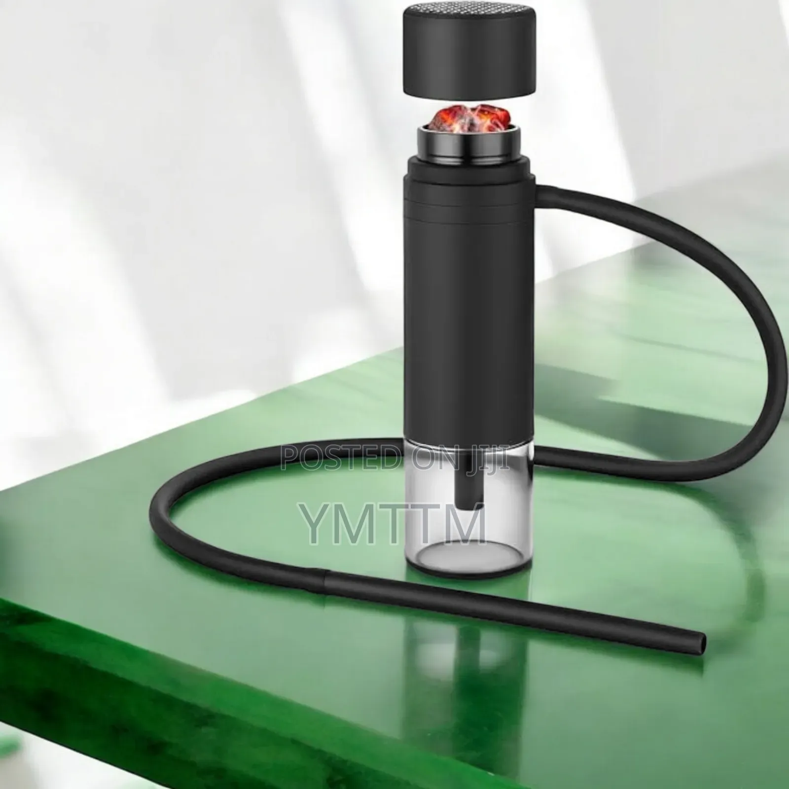 Portable ሺሻ, Mini and Mobile With Square Charcoal