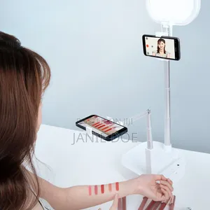 Two Phones Live Stream in Sync, Free to Adjust Angle/Height