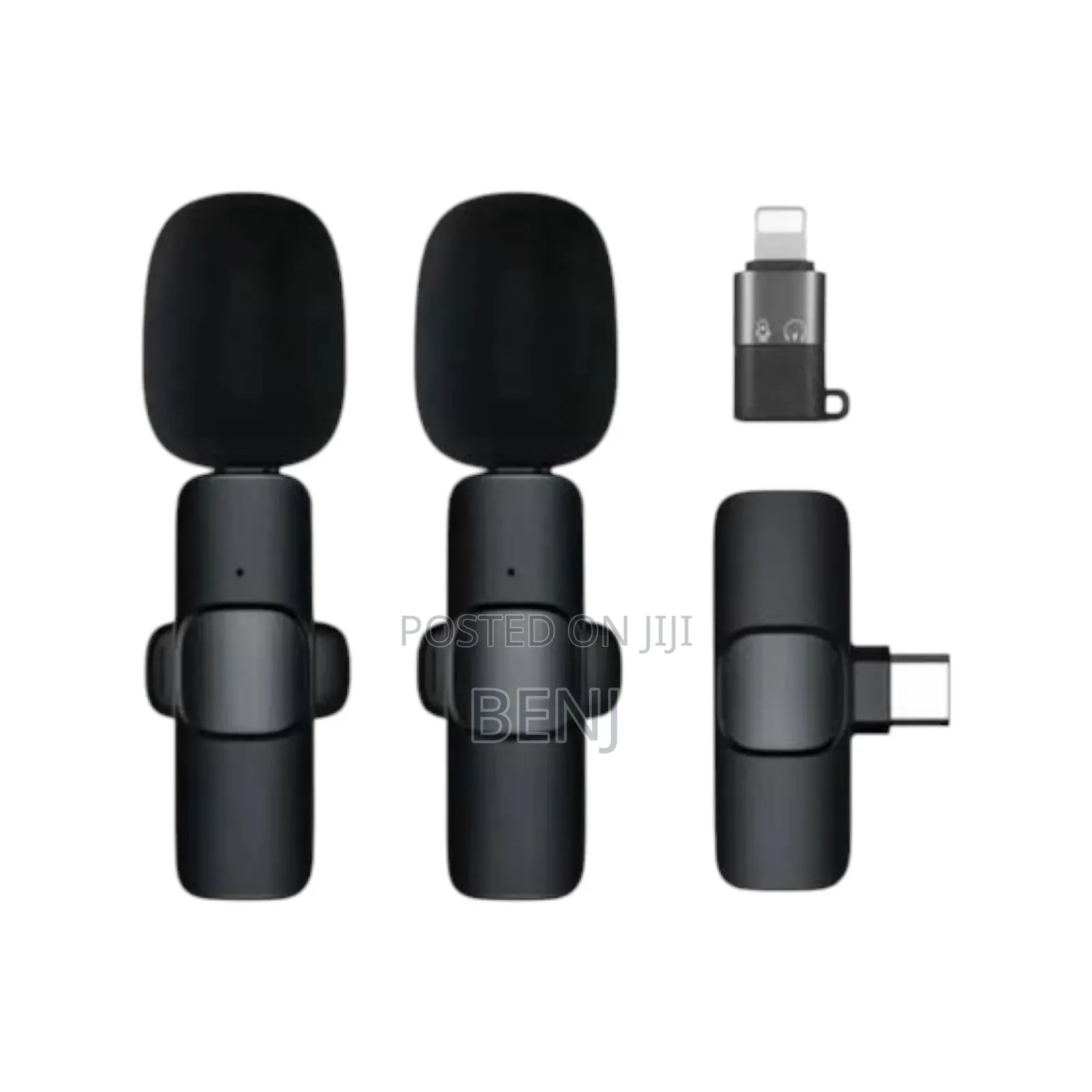 Wireless Dual Microphone | Ios | Android Usb-C | 2 Mics