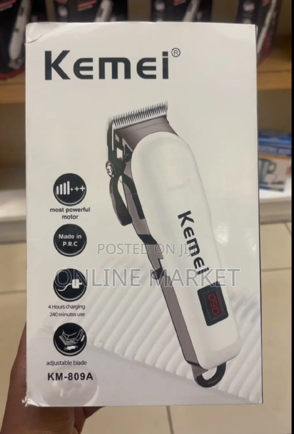 Kemei የፀጉር እና የፂም ማስተካከያ