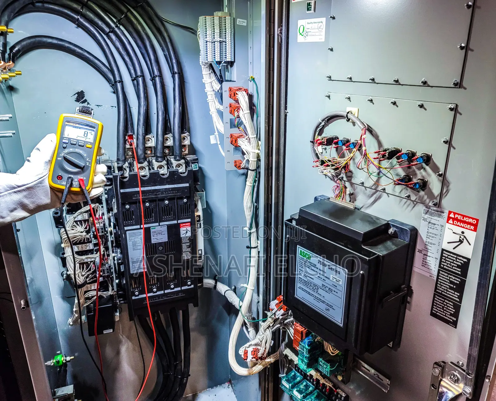 ATS - Fully Automatic Transfer of Power Sourcing.