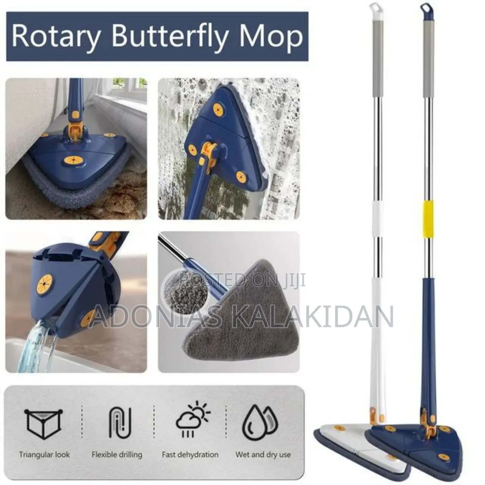 360° Rotating Self Squeez Mop