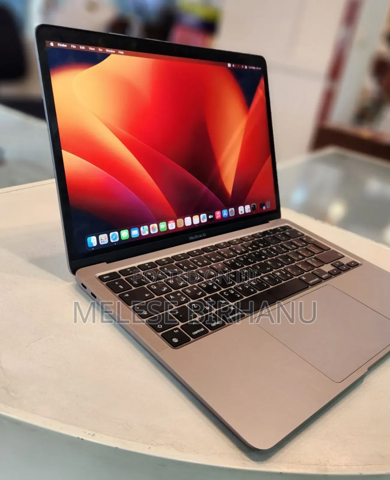 New Laptop Apple MacBook Air 2020 M1 8GB Apple M1 SSD 256GB