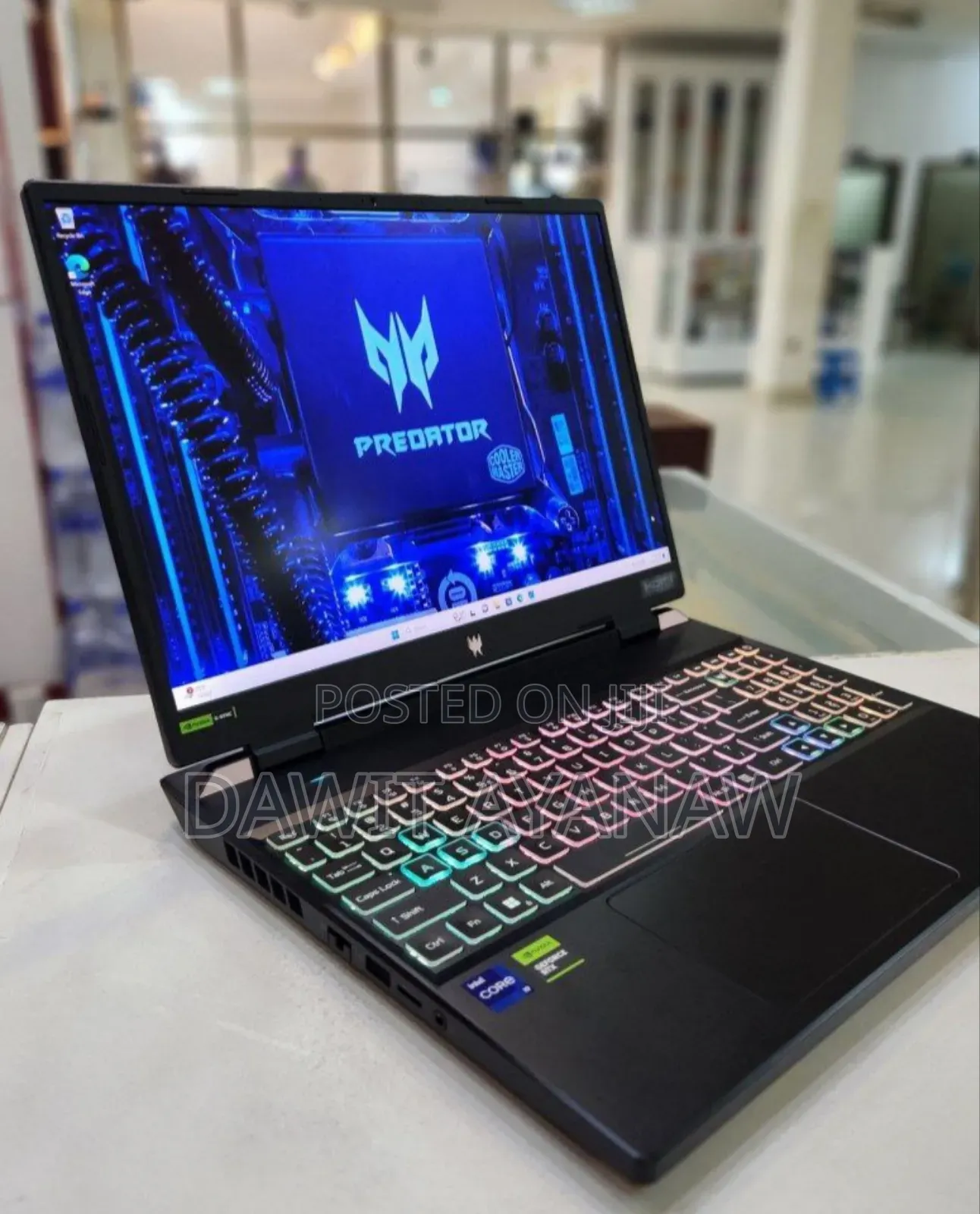 New Laptop Acer Predator Helios 300 16GB Intel Core I9 SSD 1T