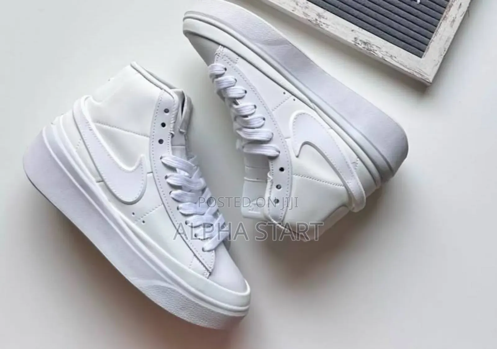 Nike Blazer Phantom Hi Top ‘Triple White’ Shoe