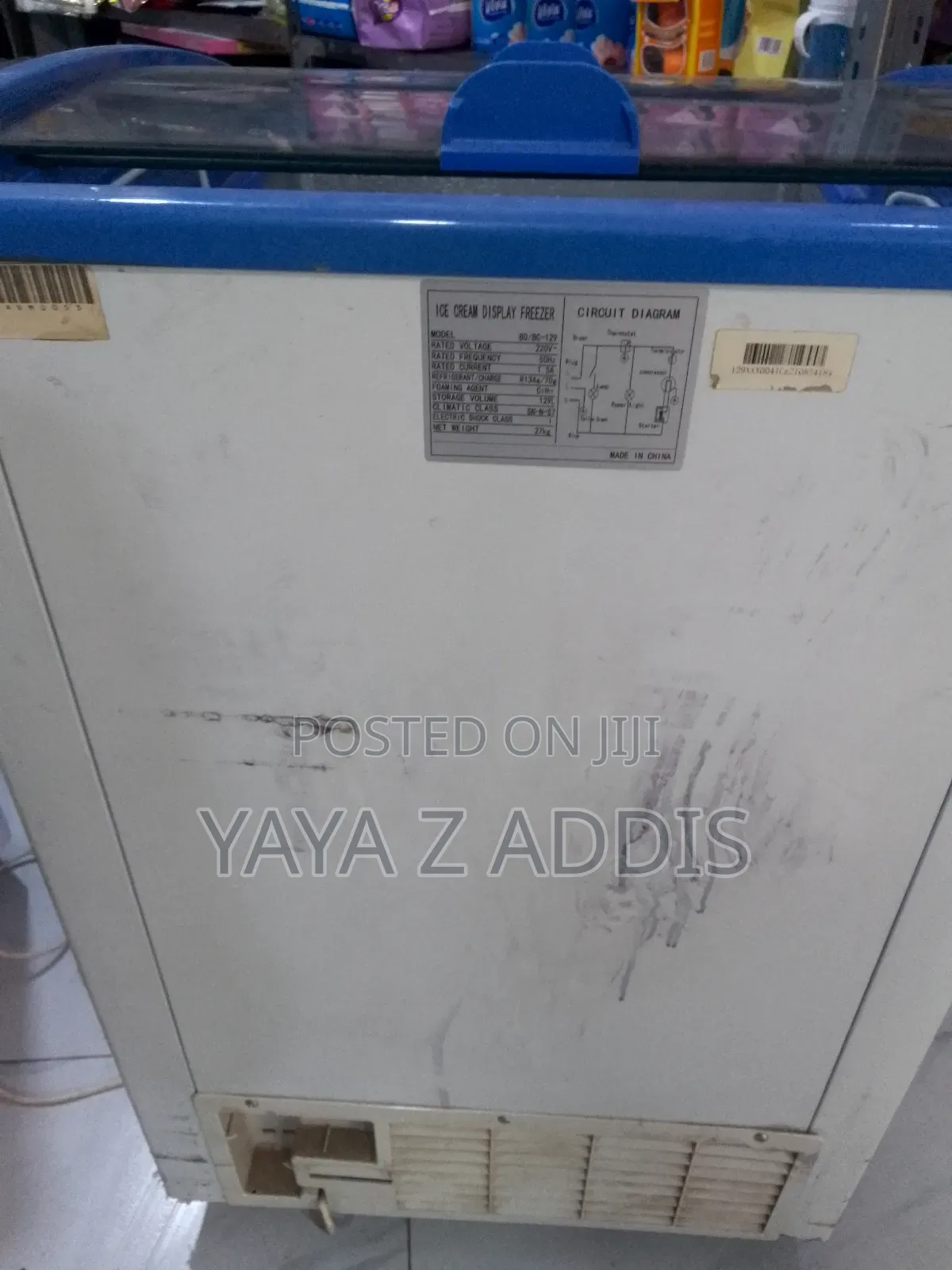 Urgent. #Ice Cream Display Freezer 130L