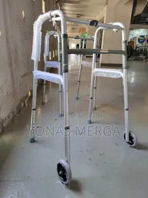 Photo - Walker፫。Walker፯匡walking Frame–Side Folding With Wheels/Skis