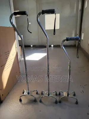 Photo - Walking Stick፭€Cane¥፱four-Legged Base Offers a Wider Stance