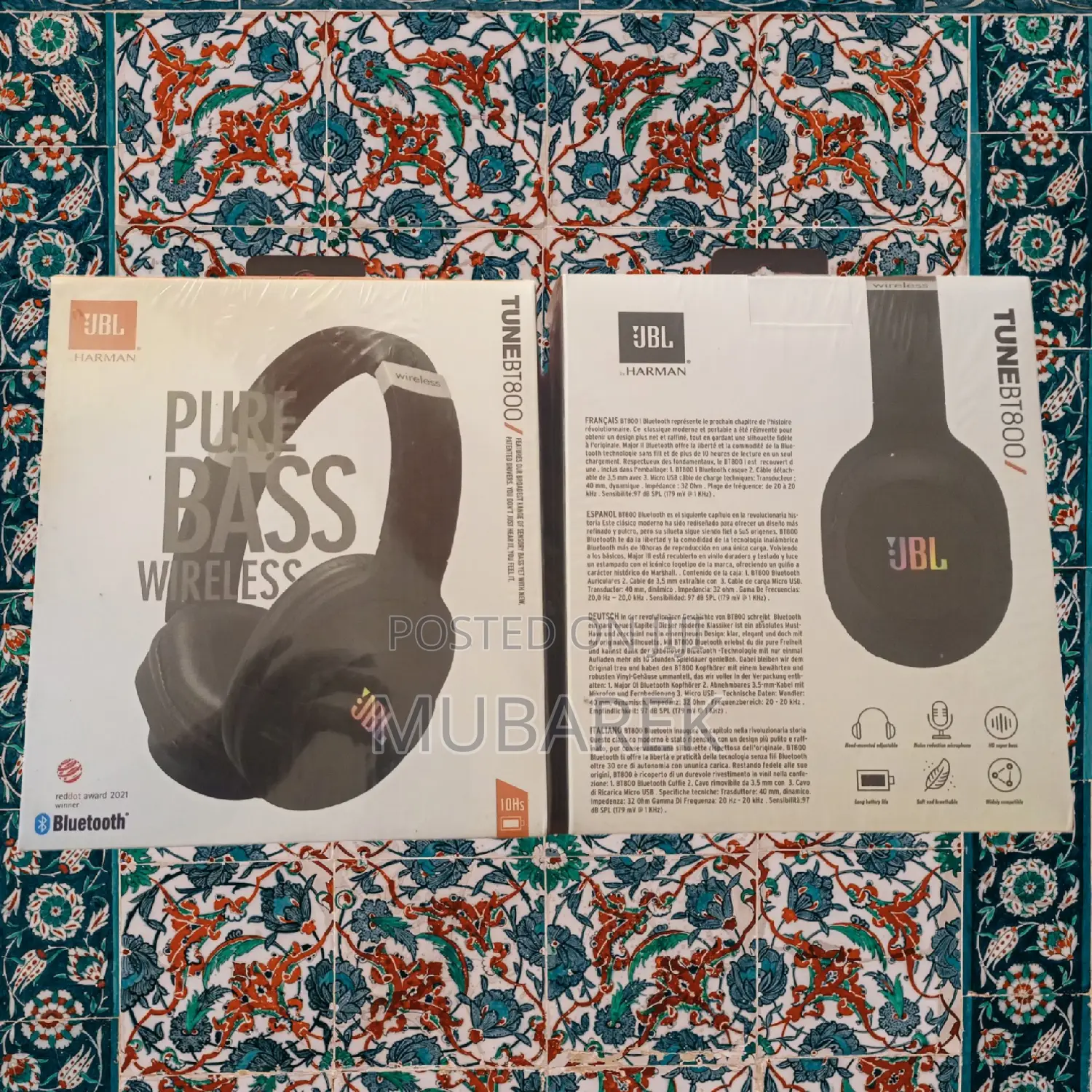 JBL 800BT Gentle Fit, Ultimate Comfort