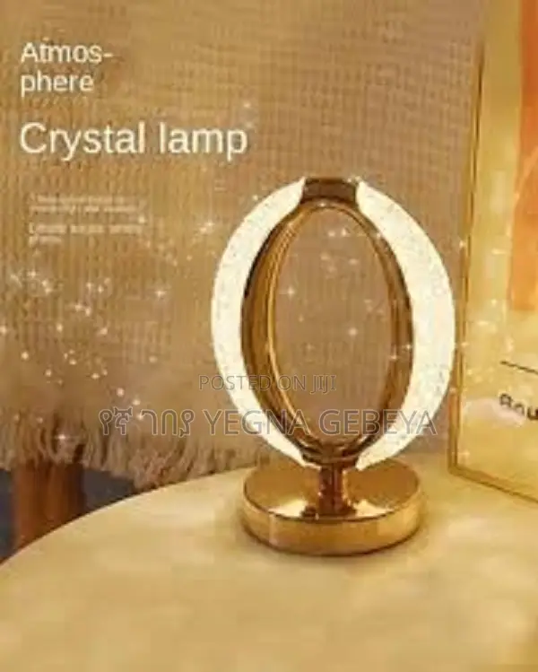 3-Way Dimmable Touch Control Crystal Table Desk Lamp