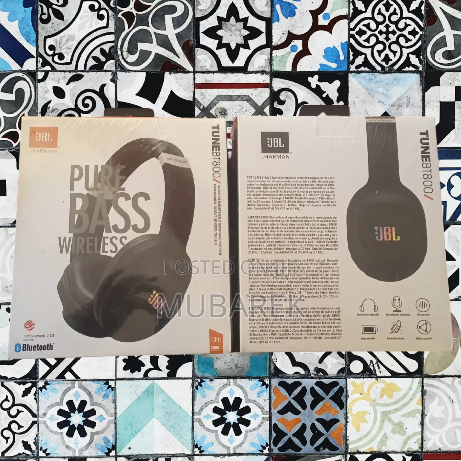 JBL 800BT Gentle Workouts, Motivating Sound