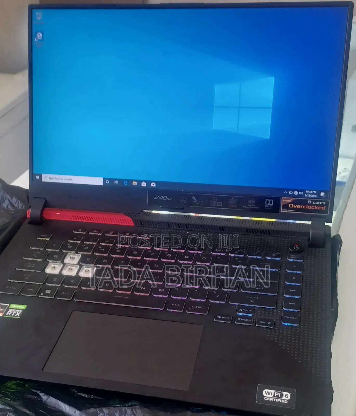 New Laptop Asus ROG Strix G15 16GB Intel Core I9 SSD 512GB