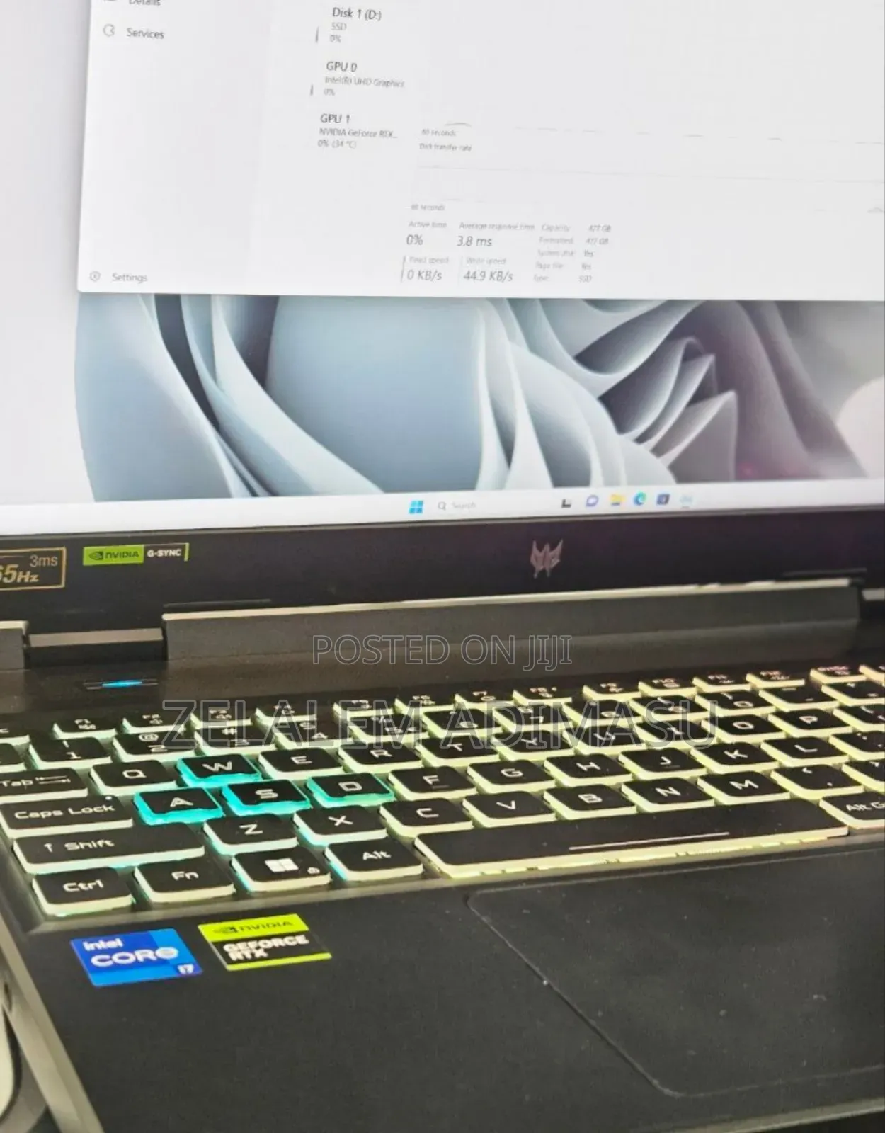 New Laptop Acer Predator Helios Neo 16 16GB Intel Core I7 SSD 1T