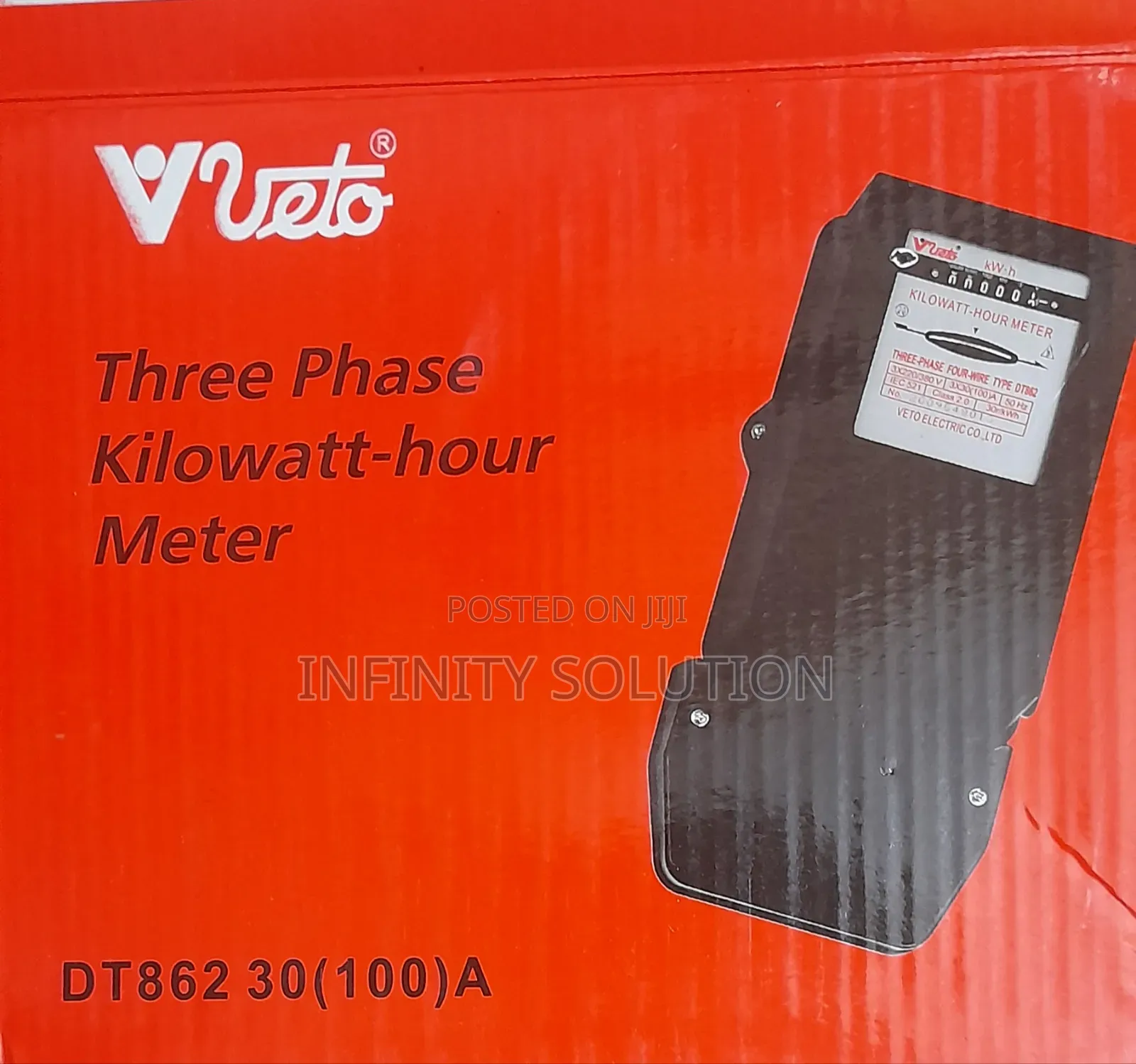Three Phase KWH Meter 100a
