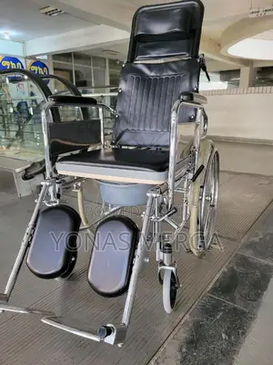 Photo - Toilet Wheelchair፫ዊልቼርfitting Over Some Standard Toilet Bowl