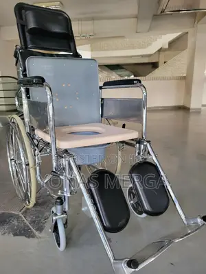 Wheelchair Commode,With a Removable Pan፳☆Wheelchaira/C聶ዊልቼር