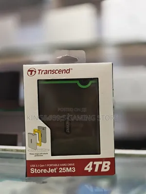 4TB Transcend External Hard Disk Drive