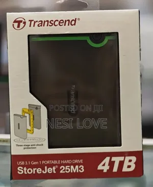 Photo - 4tb Transcend External Hard Disk Drive