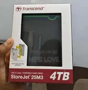 4tb Transcend External Hard Disk Drive