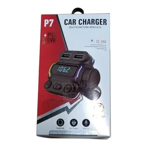 P7 in Car Dual Charger | Mp3 Player | Fm Reciver | Bluetooth