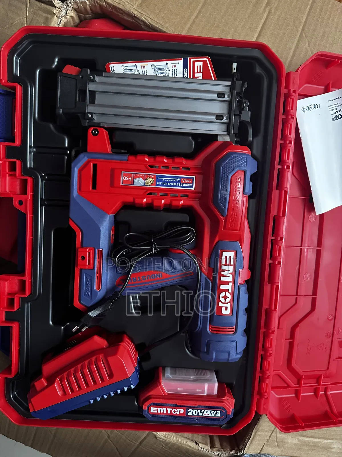 Emtop Rechargeable 20V Shooter