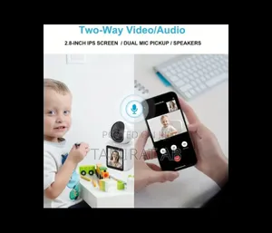 Video Calling Home Smart Camera With 2.8 Inch HD Screen
