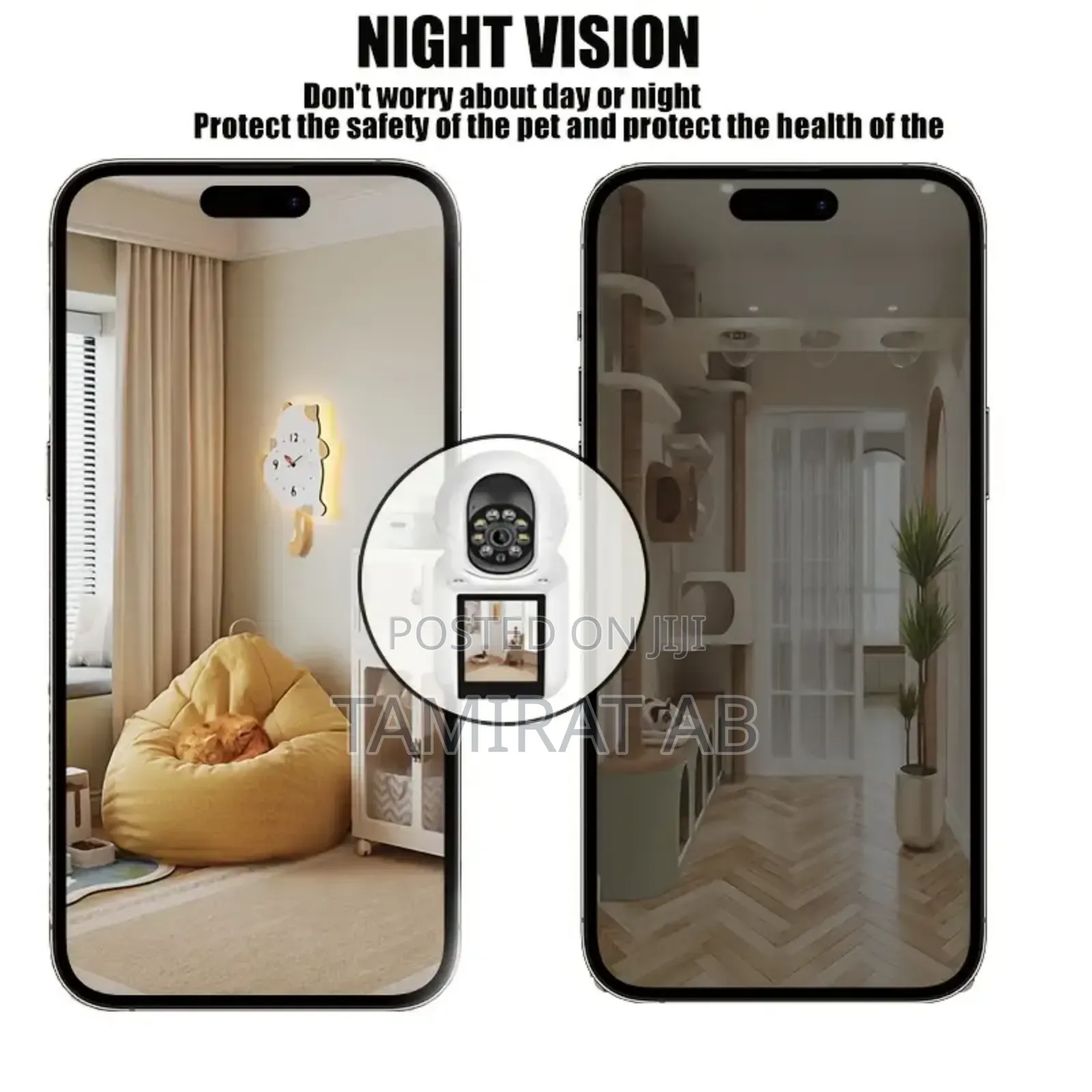 Video Calling Home Smart Camera With 2.8 Inch HD Screen