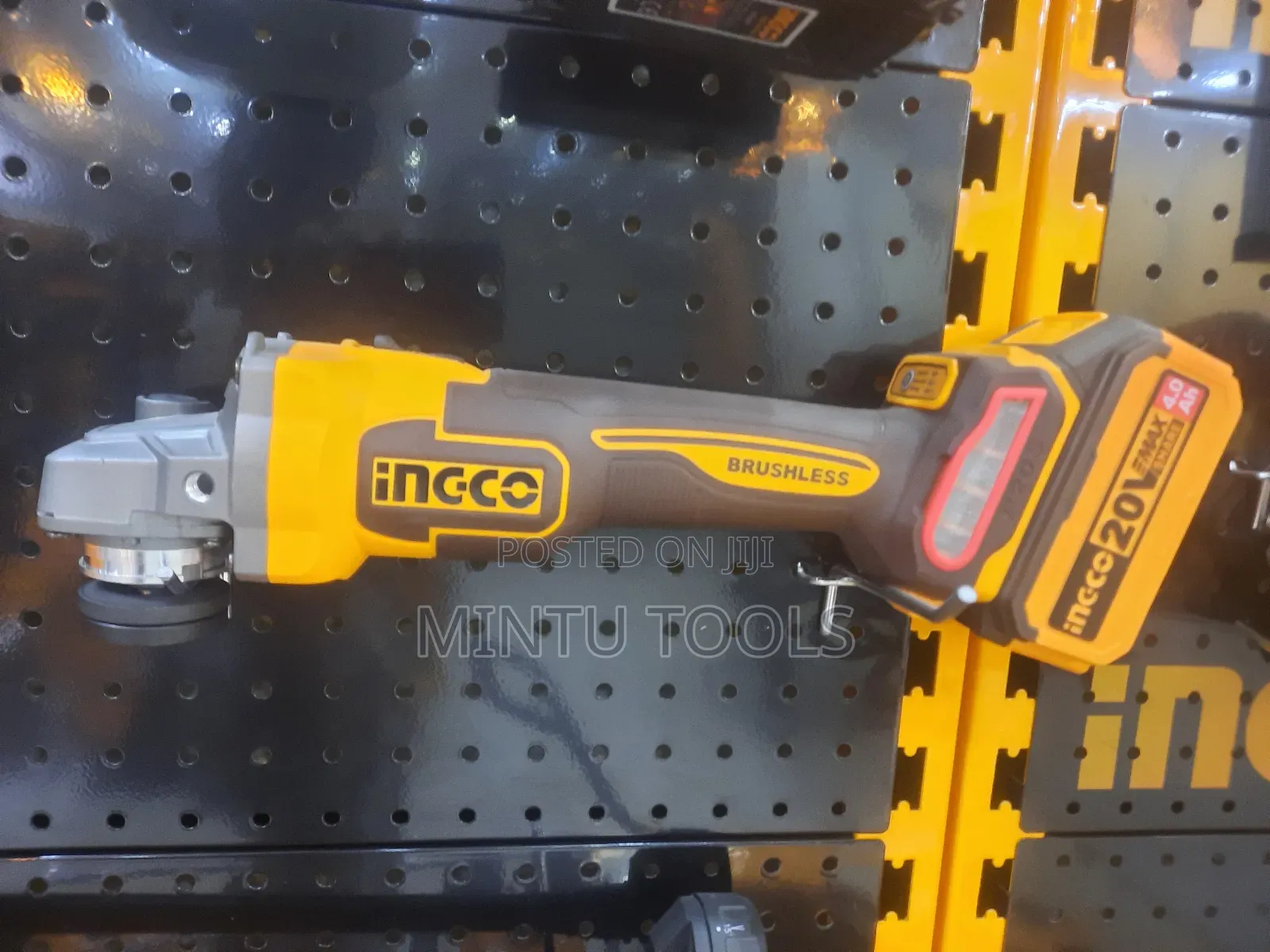 Ingco Chargeable Brushless Grinder 20v