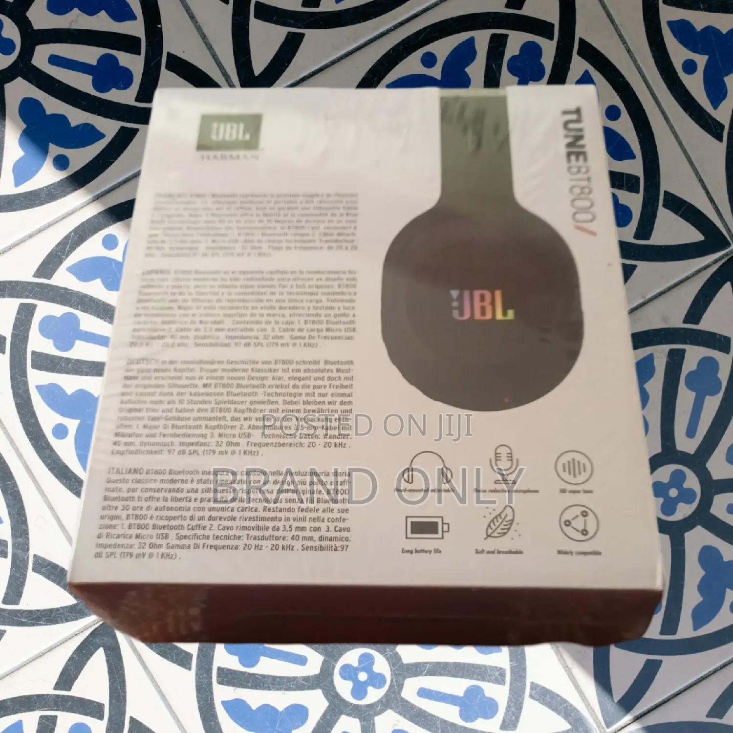 JBL 800BT Gentle Clarity, Crisp Highs