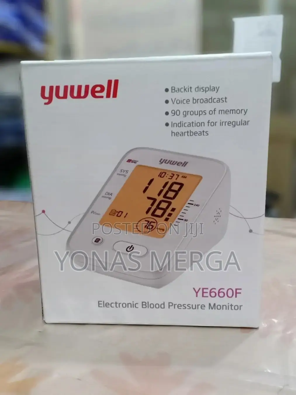 Digital Blood Pressure Monitor፷የደም ማሽንcuffwrapping Detection