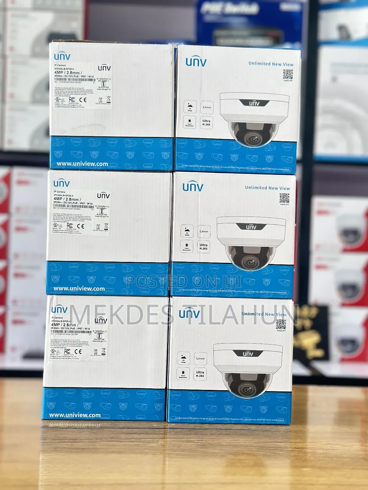 CCTV Camera Unv 4 Mp Ip Dome