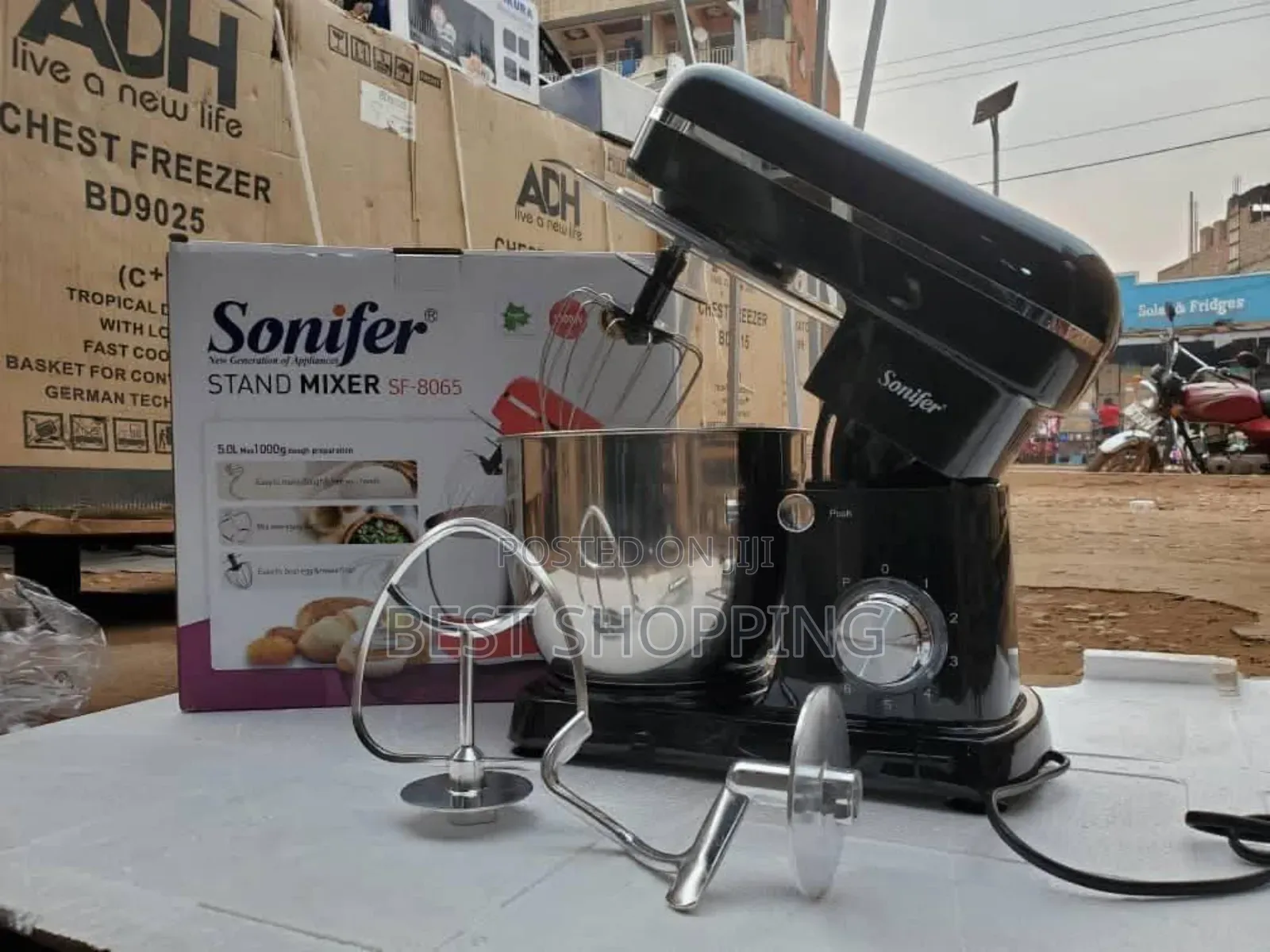 Sonifer Stand Bowl Mixer ሶኒፈር የሊጥ ማቡኪያ እና መቀላቀያ