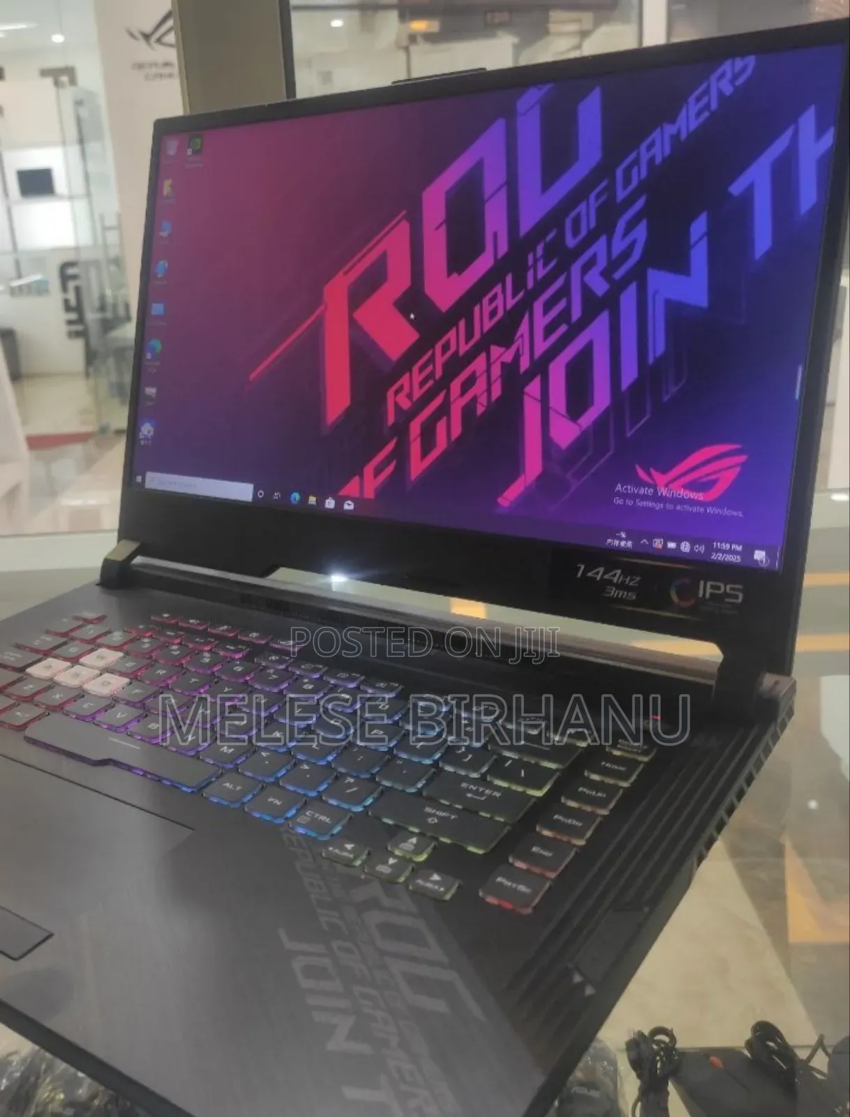 New Laptop Asus ROG Strix G15 16GB Intel Core I7 SSD 512GB