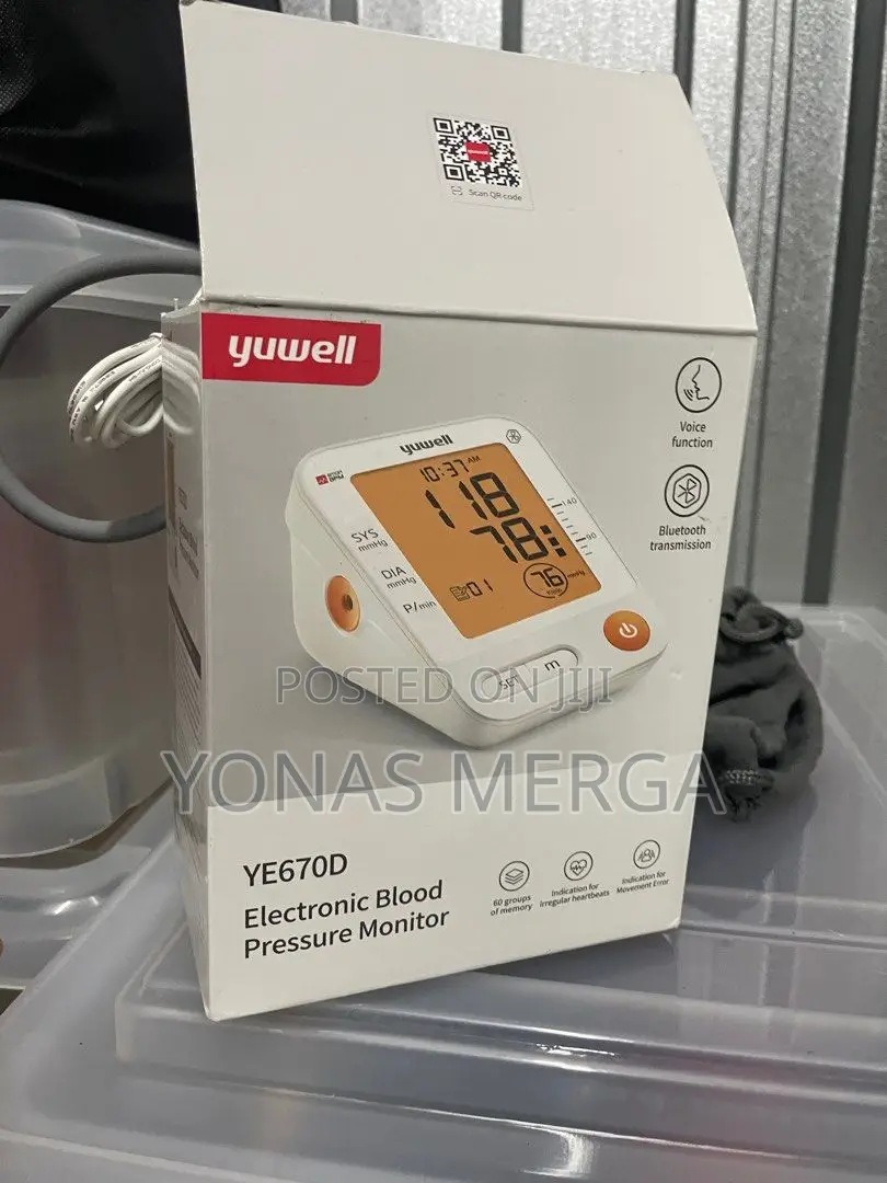 Electronic Blood Pressure Monitor/Righm፬廿yuwell Bpm፭幽የደም_ማሽን