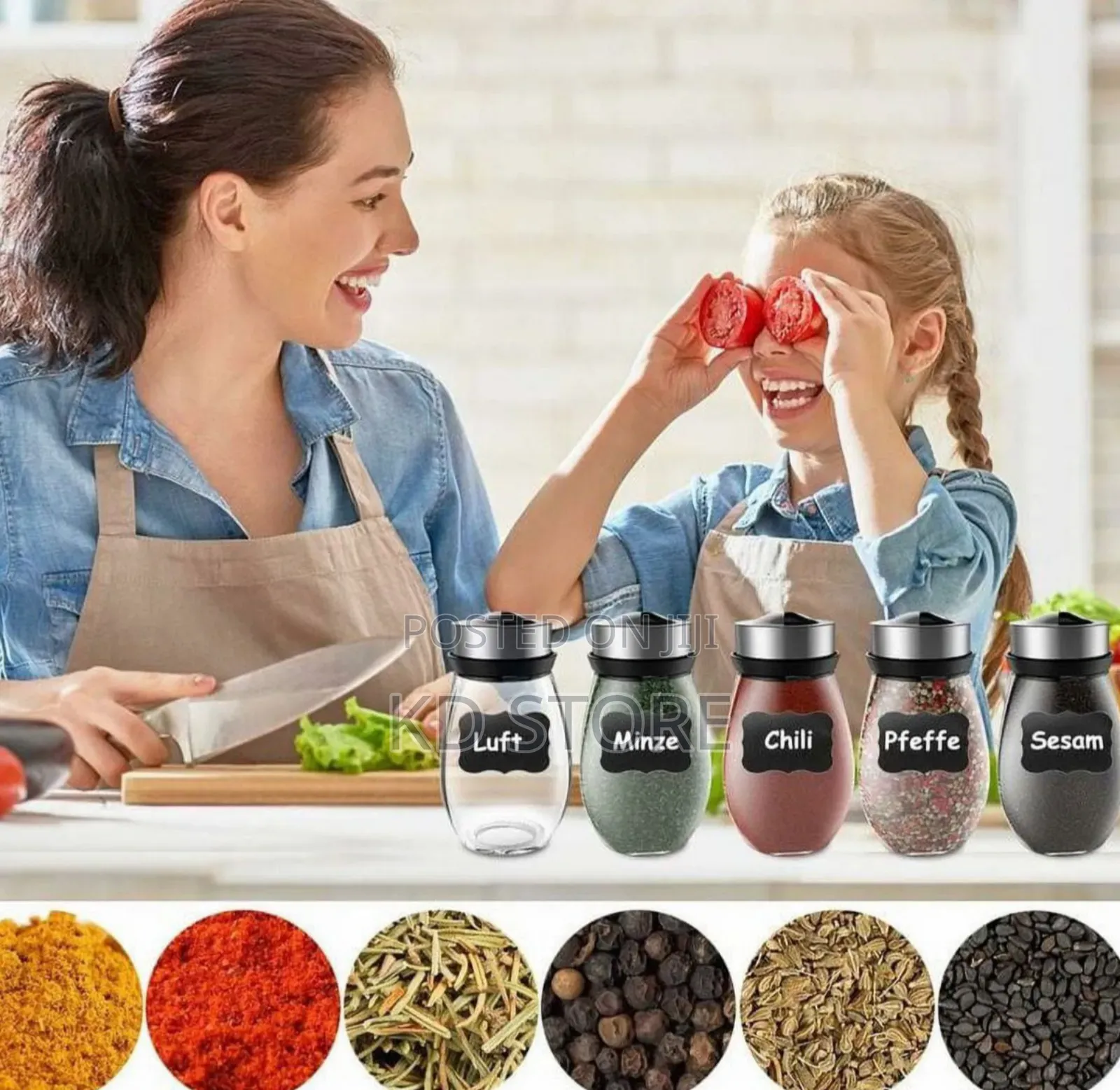 7pcs Rotating Spice Rack 
 የጥራጥሬ ማስቀመጫ