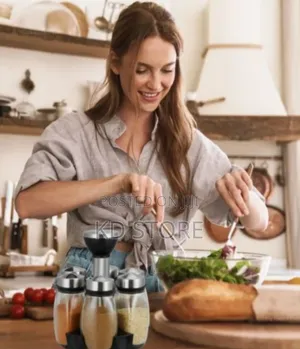 7pcs Rotating Spice Rack 
 የጥራጥሬ ማስቀመጫ