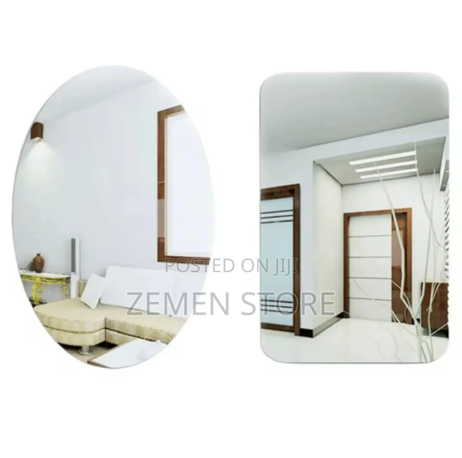 Self-Adhesive Mirror Sticker – Stylish Unbreakable