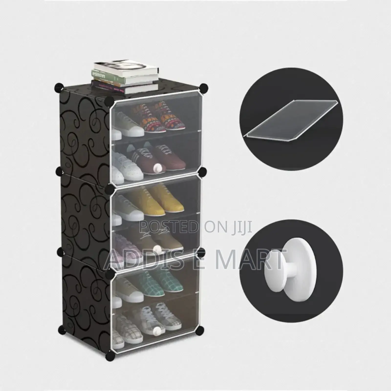Plastic Cube Shoe Rack