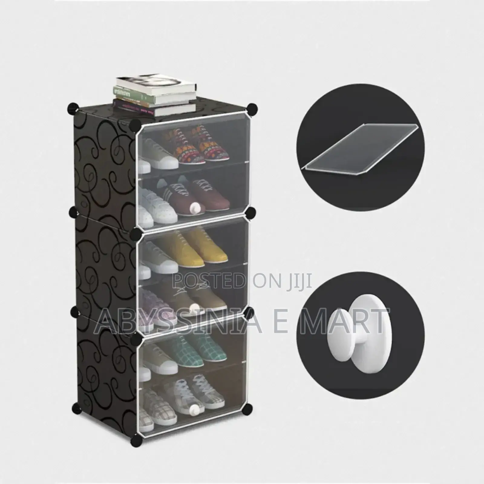 Plastic Cube Shoe Rack