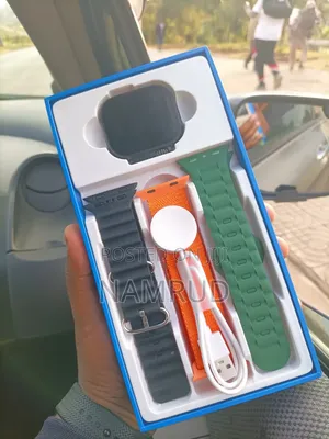 Smart Watch Fullscreen With 3 Straps