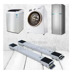 Photo - Stainless Steel Frame, Smooth Mobility.Base for Refrigerator