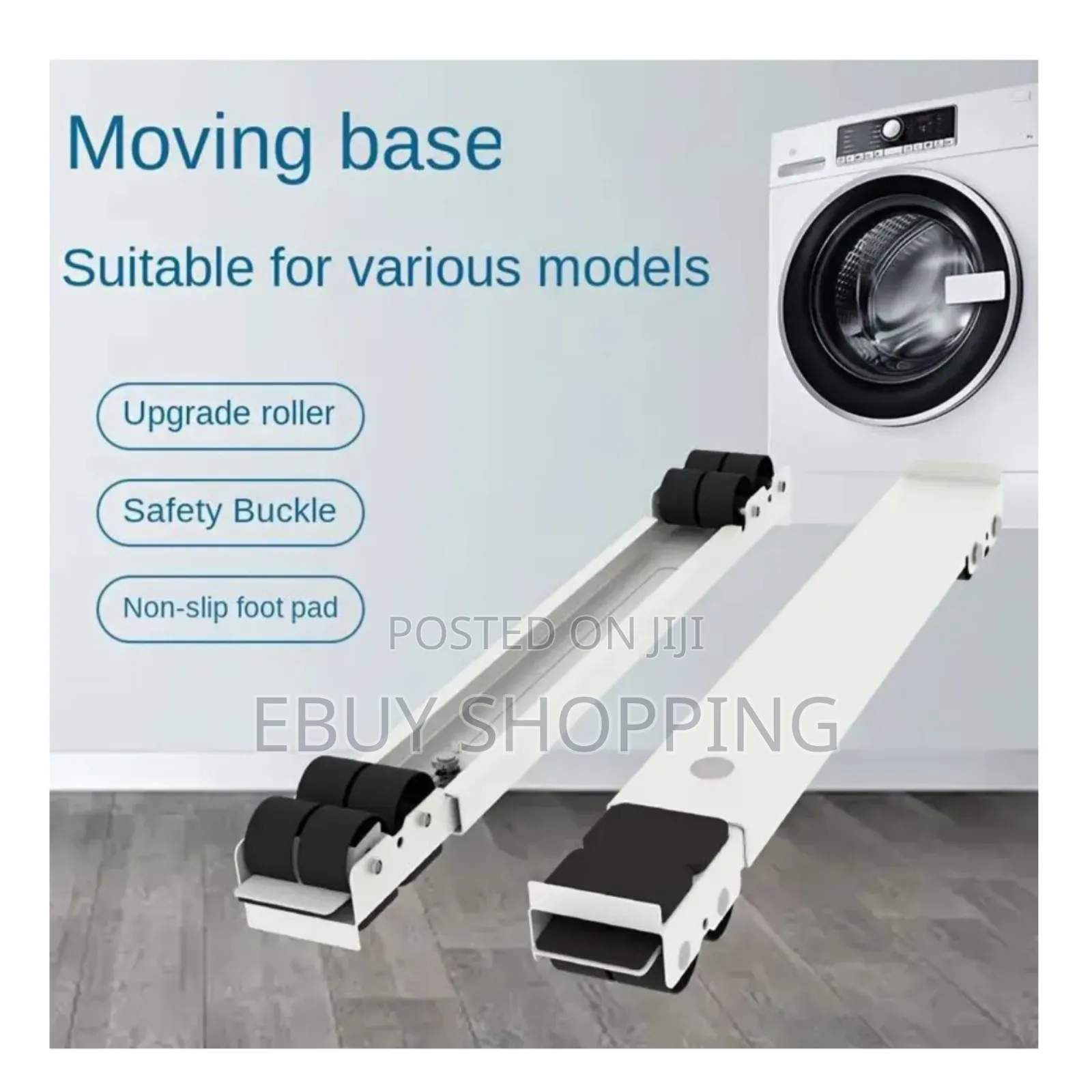 Stainless Steel Frame, Smooth Mobility.Base for Refrigerator